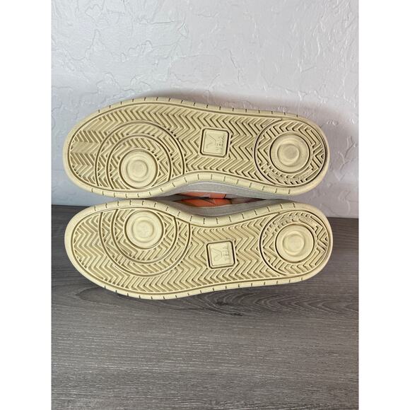 New! Veja V-10 Panelled Lace-Up Sneakers Suede Peach Multi Color Size US 7 EU 38 - Picture 6 of 7